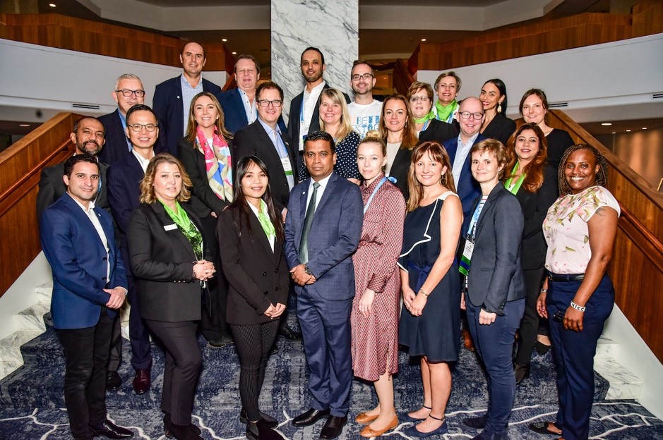 Autoridades de ICCA y Directores Regionales junto a los Presidentes y Vices de los Capítulos.